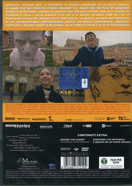 La piazza della mia città. Bologna e lo Stato Sociale (DVD) di Paolo Santamaria - DVD - 2