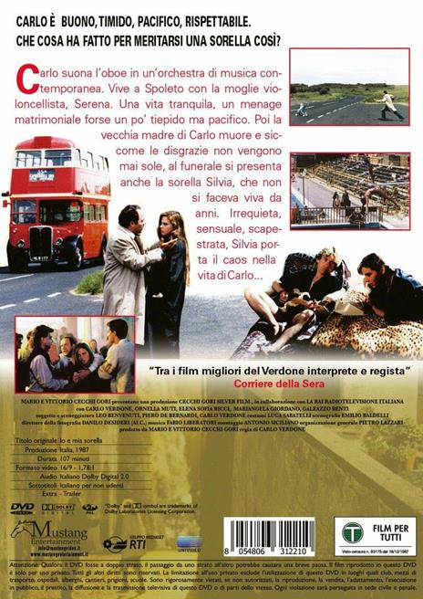 Io e mia sorella (DVD) di Carlo Verdone - DVD - 2