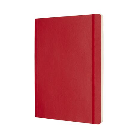 Taccuino Moleskine XL a pagine bianche copertina morbida rosso. Scarlet Red - 2