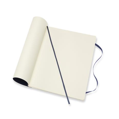 Taccuino Moleskine XL a pagine bianche copertina morbida blu. Sapphire Blue - 4