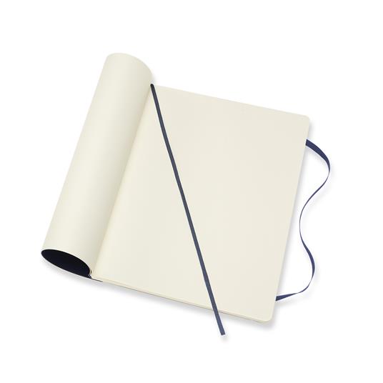Taccuino Moleskine XL a pagine bianche copertina morbida blu. Sapphire Blue - 4