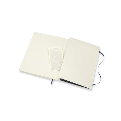 Taccuino Moleskine XL a pagine bianche copertina morbida blu. Sapphire Blue - 5