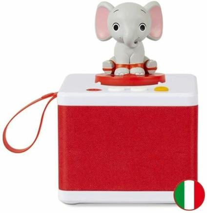 Raccontastorie FABA Starter set - Cantastorie per Bambini, Cassa Audio con Personaggio Sonoro Ele l'Elefante, Gioco Educativo