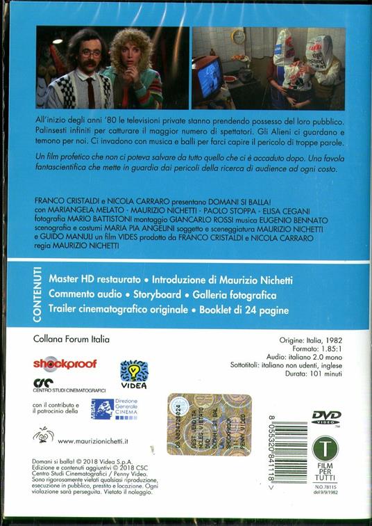 Domani si balla! (DVD) di Maurizio Nichetti - DVD - 2