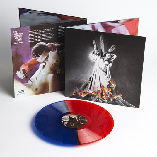 Riti, Magie Nere e Segrete Orge Nel Trecento (Colonna sonora) (Red and Blue Vinyl + Gatefold Sleeve + Mp3 Download) - Vinile LP di Gianfranco Reverberi - 3