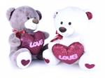 PTS: Ted Orso C/Cuore Peluche 80 Cm -2Ass