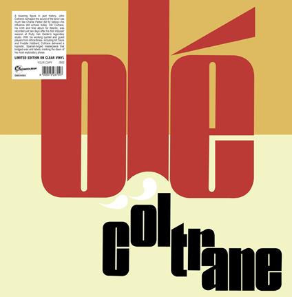 Ole' Coltrane (Clear) - Vinile LP di John Coltrane