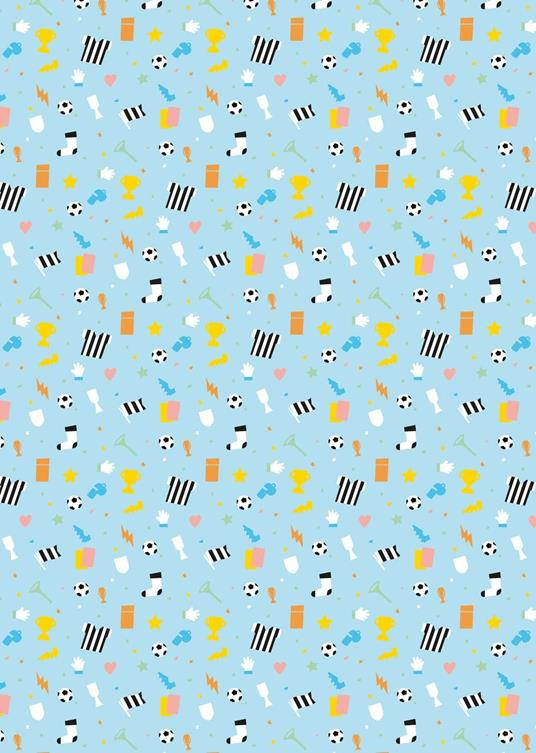Juventus Pattern Juventus Kids Carta Da Parati 100X254