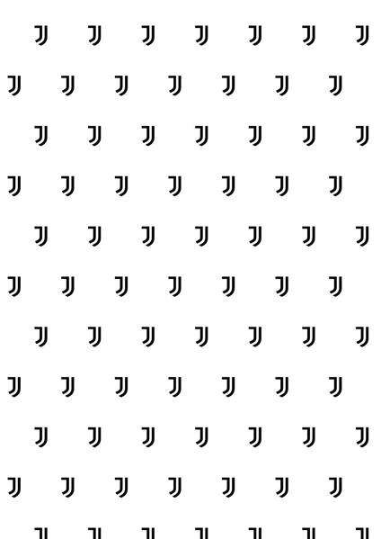 Juventus Pattern Juventus Logo Carta Da Parati 100X254