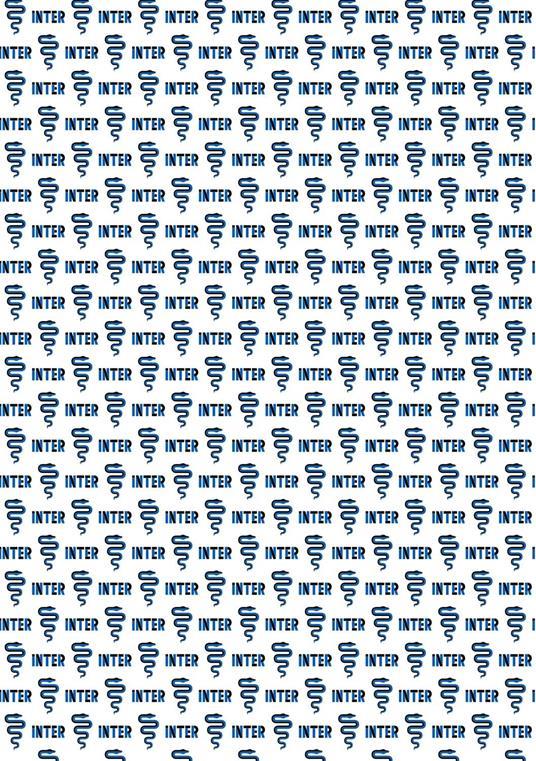 Inter Pattern Snake Inter Carta Da Parati 300X254