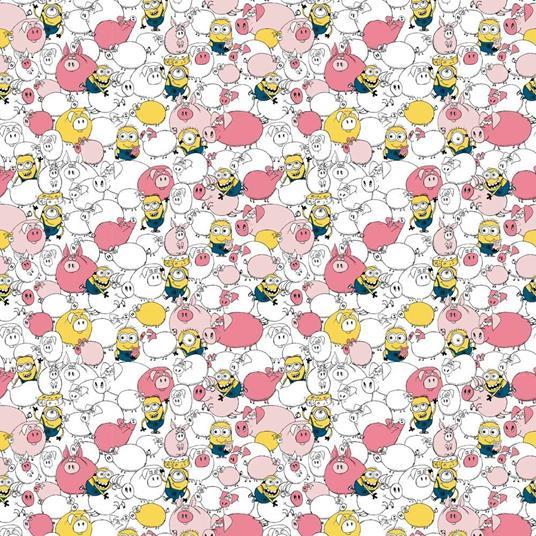 Minions Pattern Piggy Minions Carta Da Parati 200X254