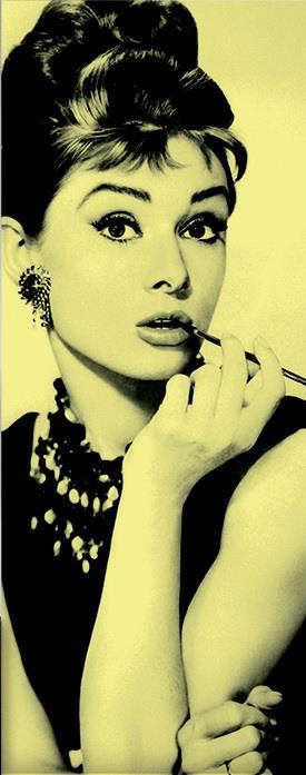 Audrey In Yellow Photomural 100X254