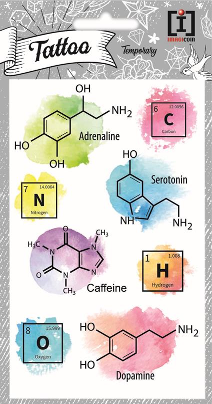 Tattoo Simboli Chimica Sec40