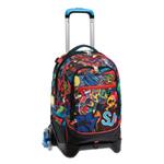 Zaino scuola Trolley Jack-3wd Sj Gang Facce Da Sj Boy, Jet Black, 34 lt - 37 x 51 x 27 cm
