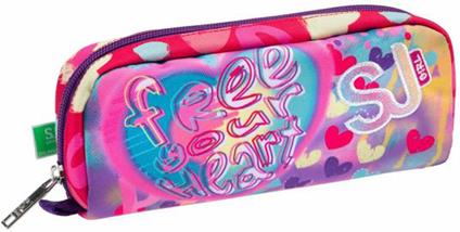 Astuccio Bustina New Sj Gang Wondrous Da Sj Girl, rosa - 22 x 8,5 x 5 cm