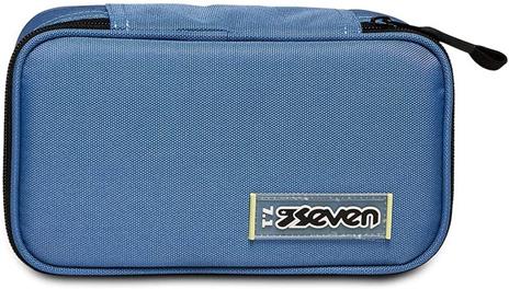 Astuccio rettangolare con zip Quick Case Seven Freethink Unisex - Azzurro 23,5 x 11 x 6 cm - 6