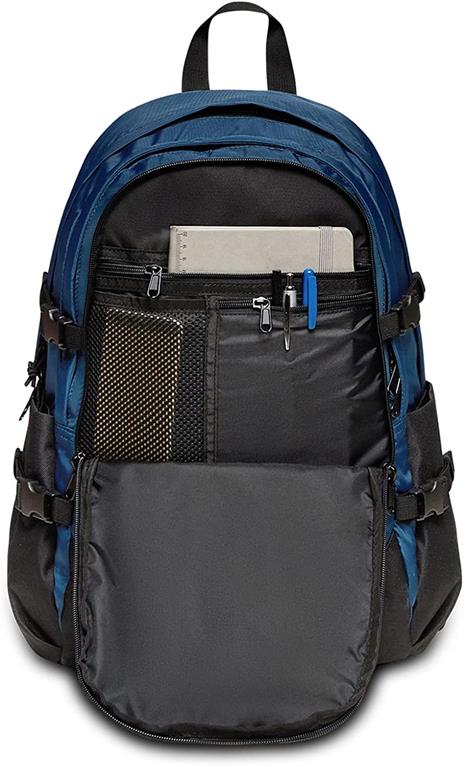 Zaino scuola Invict-Act Plus Plain Invicta Backpack Grs, Moonlit Ocean - 31 x 47 x 21 cm - 2