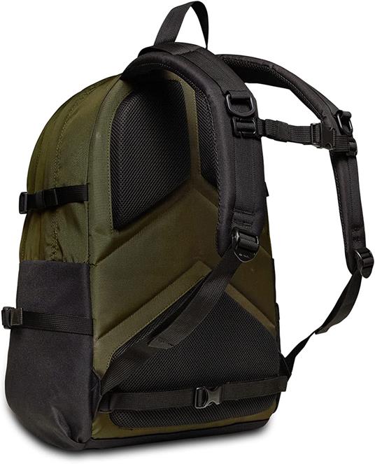 Zaino scuola Invict-Act Plus Plain Invicta Backpack Grs, Green Military - 31 x 47 x 21 cm - 6