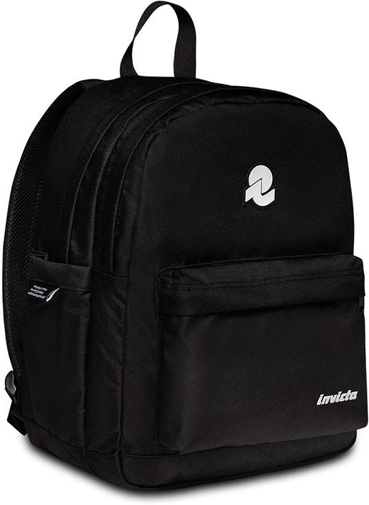 Zaino Invicta Lab Plain Invicta Backpack Grs, Jet Black - 2