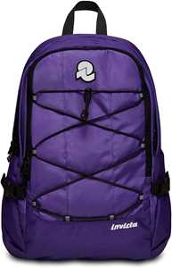 Cartoleria Zaino scuola Invict-Act Smart Plain Invicta Backpack Grs, Royal Purple - 28 x 43 x 16 cm Invicta