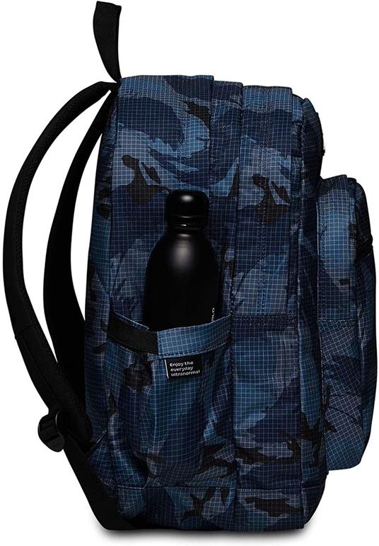 Zaino scuola Jelek Fantasy Invicta Backpack Grs, Military Camo Avio - 32 x 43 x 25 cm - 2