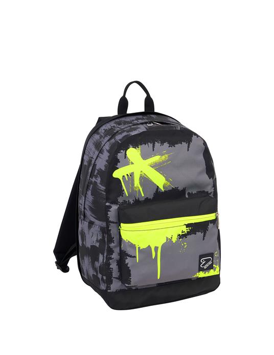 Zaino scuola Reversible New Backpack Grs con auricolari Wireless Seven Spr, Steel Gray - 34 x 44 x 16 cm