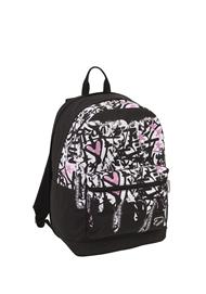 Zaino scuola Reversible New Backpack Grs con auricolari Wireless Seven, Optical White - 33 x 44 x 16 cm