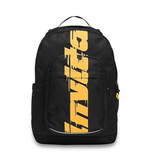 Zaino scuola Jelek Backpack Grs Invicta Logo, Jet Black - 32 x 43 x 25 cm