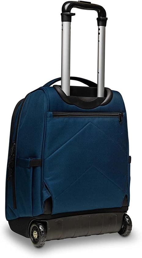 Zaino scuola New Bump Plain Invicta Trolley Invicta Grs, Moonlit Ocean - 35 x 50 x 21,5 cm - 6