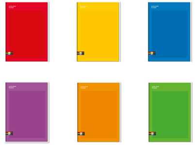 Cartoleria Spiral Maxi 160/80 Colour Code Rainbow Colorful, 1 R a righe - 22 x 29,5 cm Colour Code