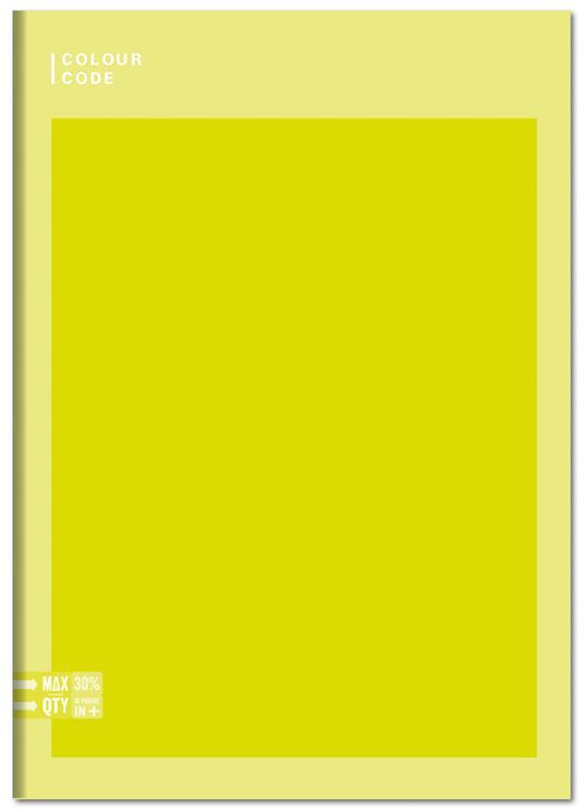 Quaderno con fogli interni con 4 fori. Colour Code - 22 x 29,5 cm