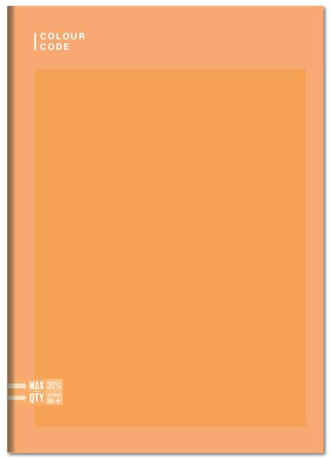 Quaderno con fogli interni con 4 fori. Colour Code - 22 x 29,5 cm - 2