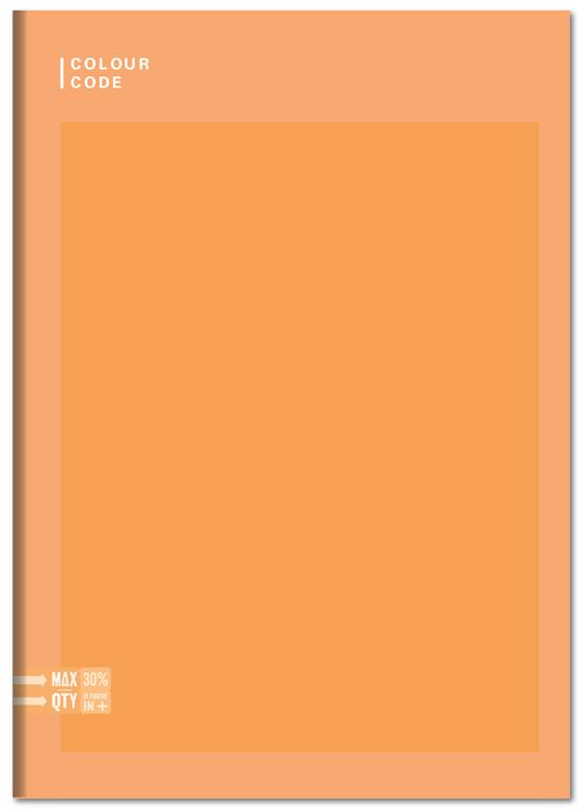 Quaderno con fogli interni con 4 fori. Colour Code - 22 x 29,5 cm - 2