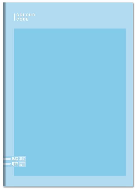 Quaderno con fogli interni con 4 fori. Colour Code - 22 x 29,5 cm - 3