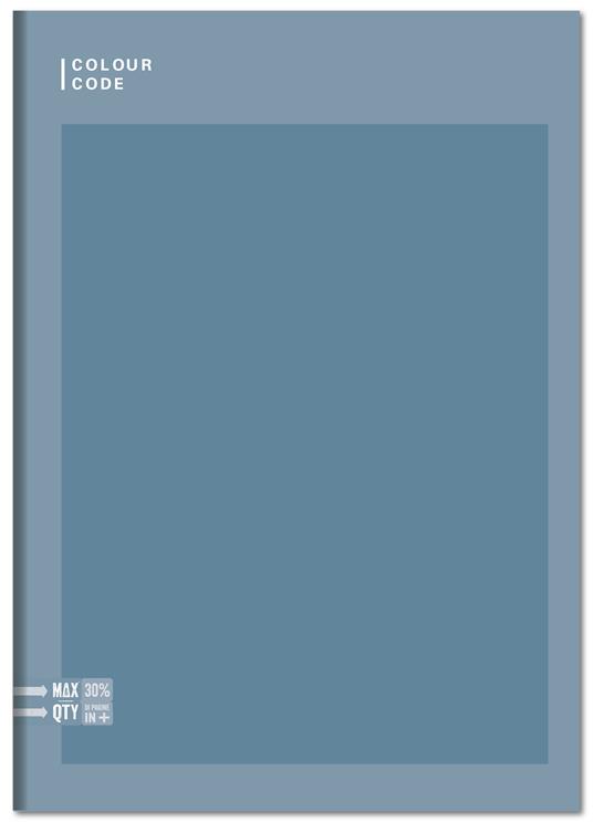 Quaderno con fogli interni con 4 fori. Colour Code - 22 x 29,5 cm - 4