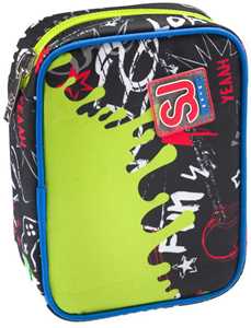 Cartoleria Astuccio Speed Pad Sj Gang Born To Fun Boy, Jet Black Sj Gang