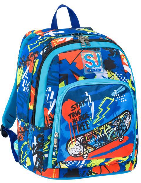 Zaino Advanced Sj Gang Trickyled Boy, Red Orange