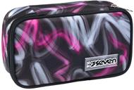Astuccio rettangolare Quick Case Seven Freethink Girl, nero rosa viola