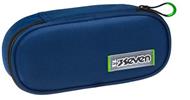 Astuccio ovale Round Plus Seven Freethink Unisex, azzurro