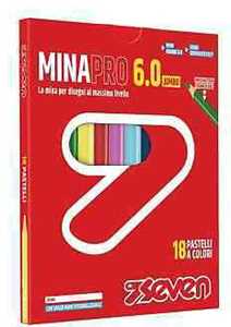 Cartoleria Pastelli Minapro 6.0 # - Scatola 12 Pz Seven Pastelli Seven