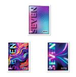 Quaderno A4 Maxi 96/100 Seven Cartotecnica Girl - a quadretti 5mm, 20,7 x 29,7 x cm