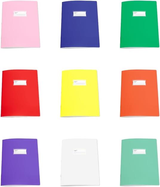 Quaderno A4 Maxi 96/100 righe CoverPro – quaderno scuola resistente copertina coprente - 5