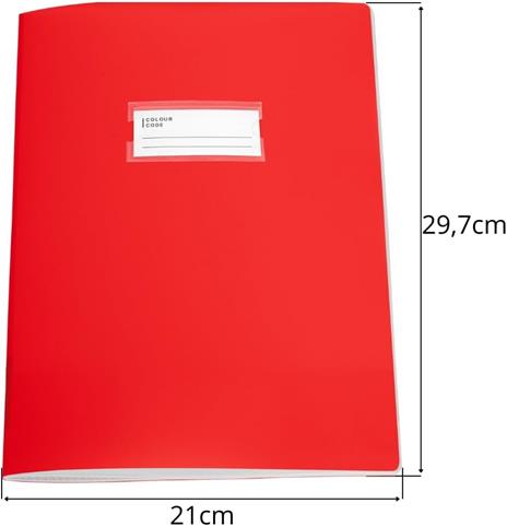Quaderno A4 Maxi 96/100 righe CoverPro – quaderno scuola resistente copertina coprente - 6