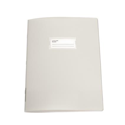 Quaderno A4 Maxi 96/100 R Ppl Trasparente Neutro Colour Code Cove - a quadretti 5mm, 21 x 29.7 cm