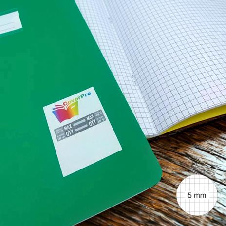 Quaderno A4 Maxi quadretti 5 mm (5M) – quaderno scuola matematica medie - 3