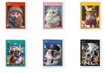 Quaderno A4 Maxi 96/100 Colour Code Animal Snapshot - a quadretti 5mm, 20.7 x 29.7 cm