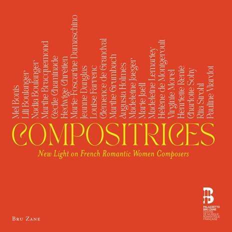 Compositrices. New Light On French Romantic Women Composers - CD Audio