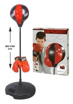 Punching Ball con Base Sacco Boxe con Guanti da Boxe Pugilato Bambini Box