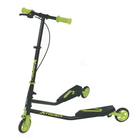 Monopattino Bipattino a Farfalla con 3 Ruote con Freno Richiudibile Regolabile - 3