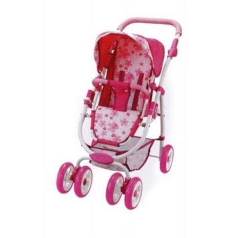 Odg Carrozzina Metallo Duplo 2In1 Miss Girl Accessori Bambole - 3